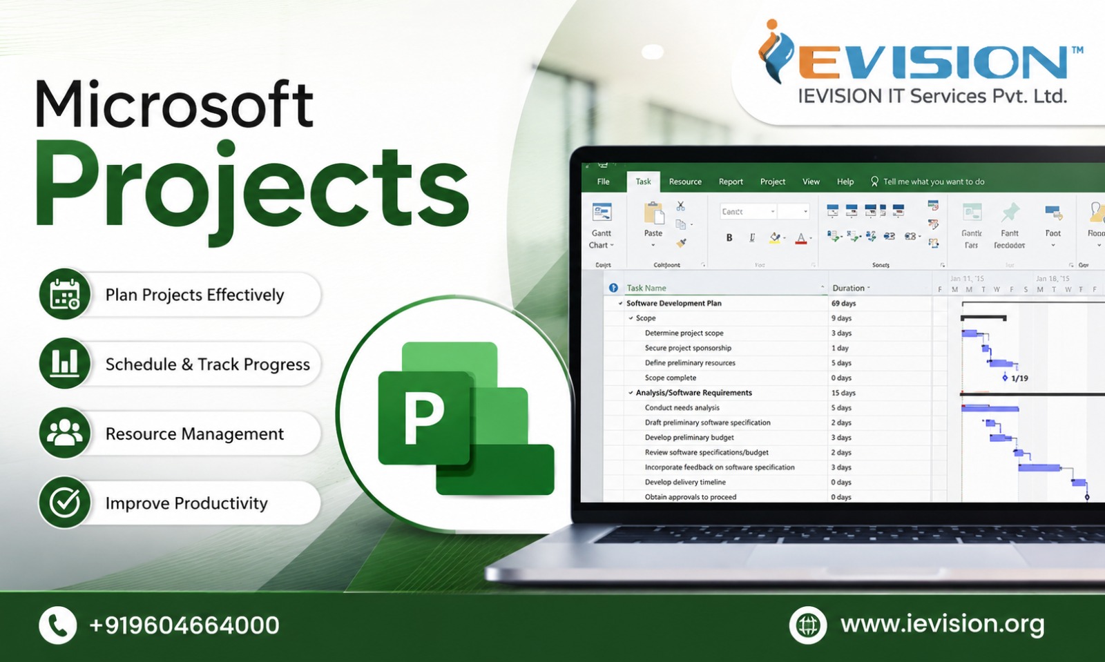 Microsoft Project video preview